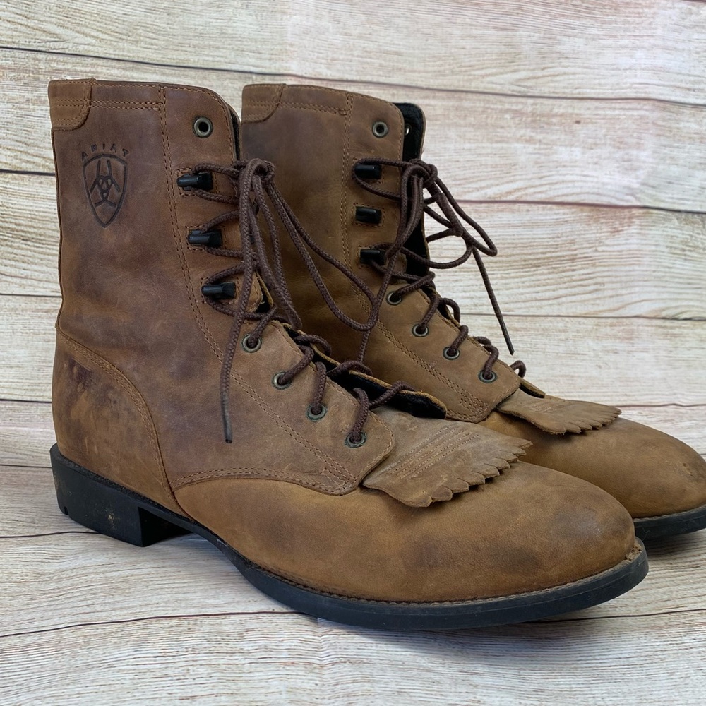 Ariat leather ropers